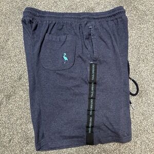 TailorByrd Loungewear Bird Logo Shorts Men's Medium Blue Stretch 7" Inseam